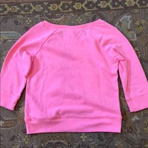 Justice Shirts & Tops - Justice Pink Sequin 3/4 sleeved sweatshirt Justice Shirts & Tops - Justice Pink Sequin 3/4 sleeved sweatshirt